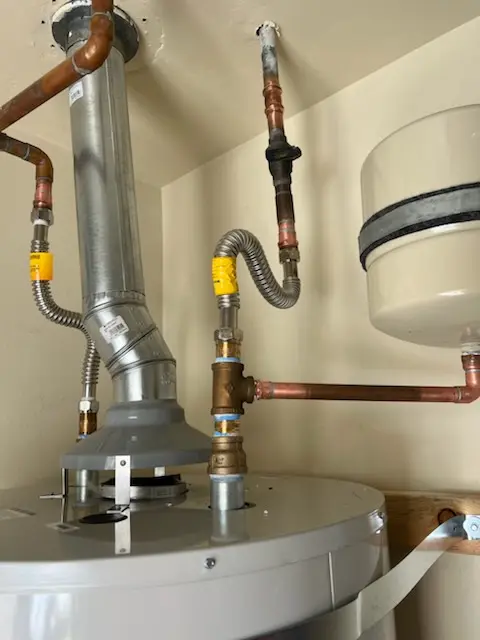 Water heater installation and plumbing repair in North Cohasset